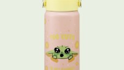 skater grogu stainless steel mug bottle japan 01