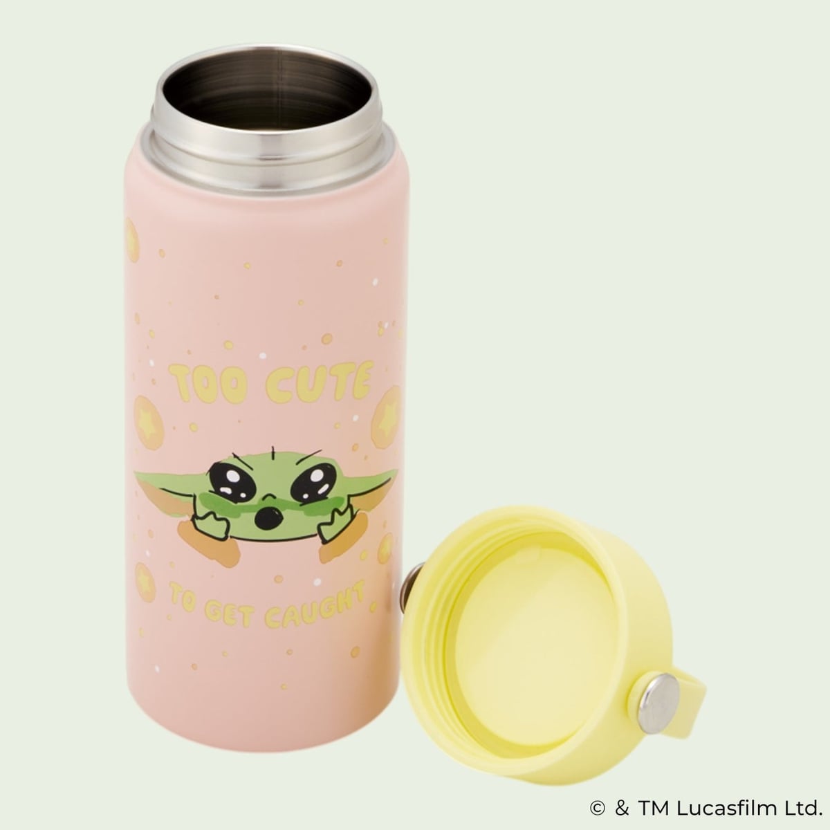 Skater Releases Grogu Stainless Steel Mug Bottle with Soft Handle in Japan