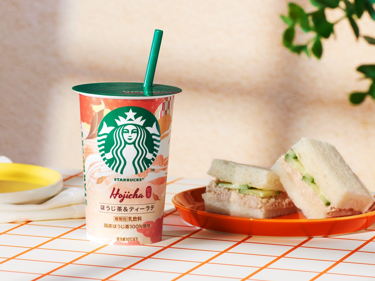 Starbucks Debuts White Chocolate and Hojicha Tea Lattes in Japan