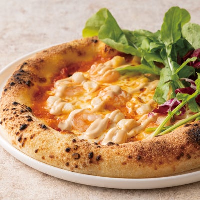 Satsuma sweet shrimp and arugula in a rich American-style sauce — ¥2,739 (tax included).