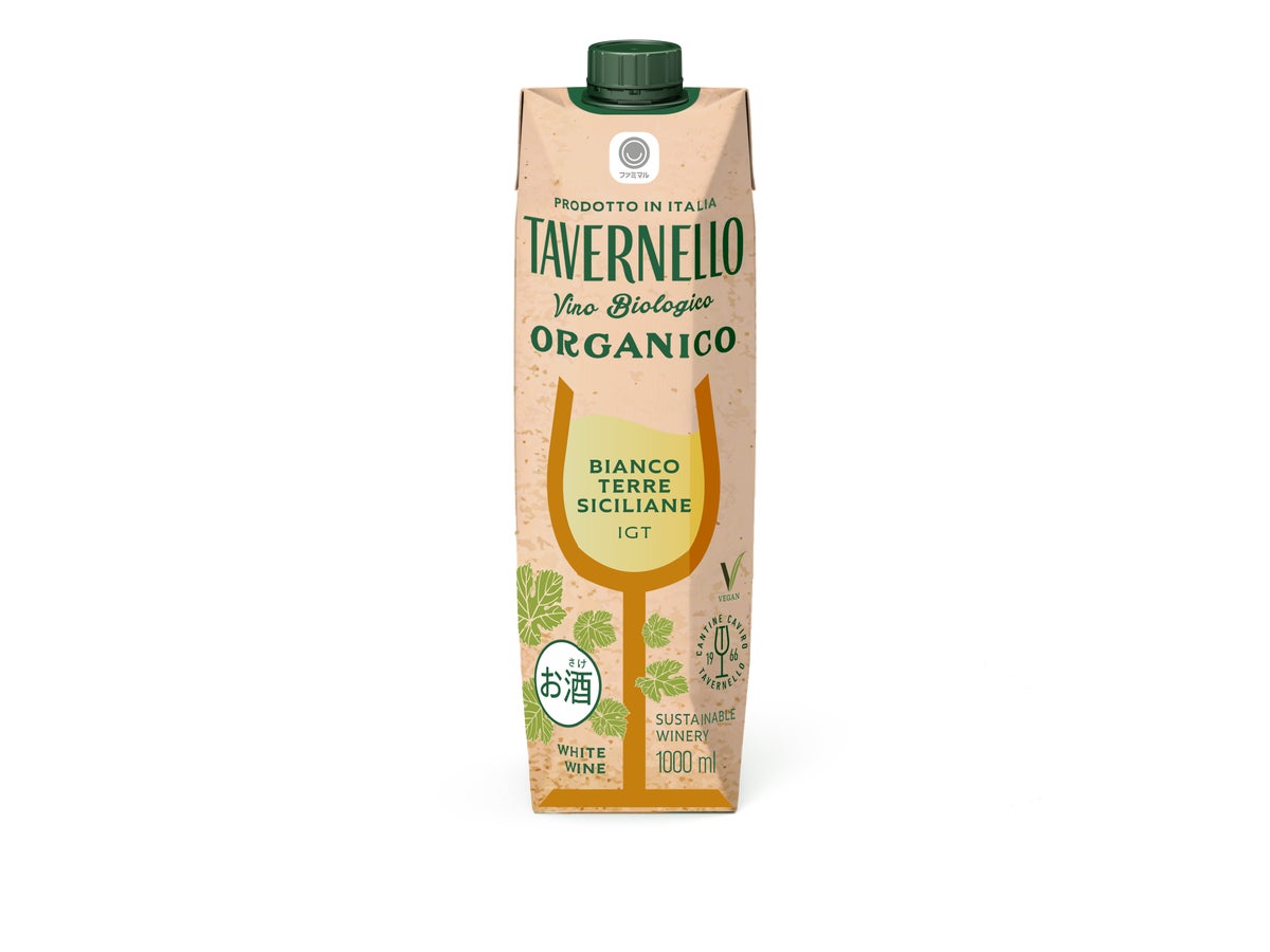 No.1 Tavernello Organico Debuts in Paper Packs at FamilyMart Japan From October 6