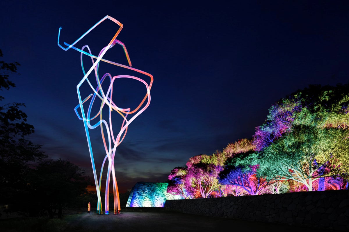 From ¥700: teamLab Fukuoka Castle Ruins Light Festival Returns in Japan October 30