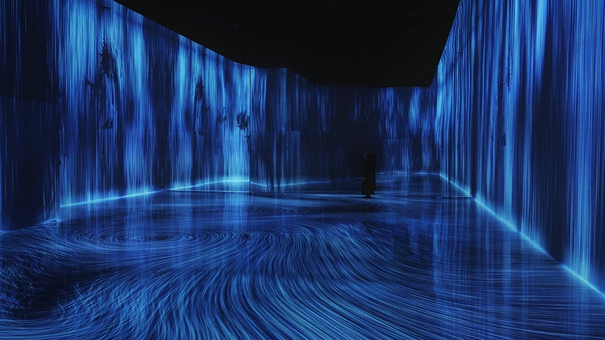 teamLab 'Possessed Waterfall' © teamLab