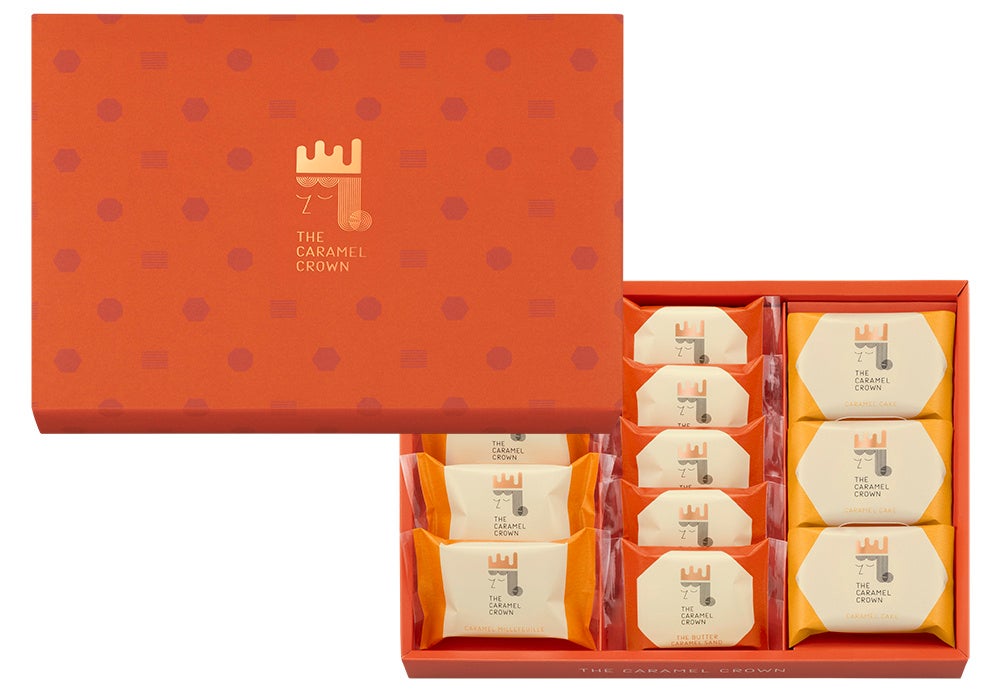 Caramel Crown Gift Set — 12 pieces for ¥3,240 (tax included)
