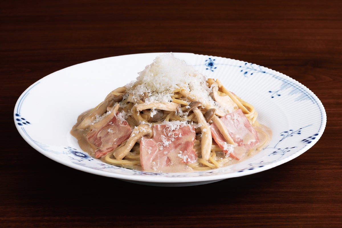 From ¥1,730: Tsubakiya Coffee’s Seasonal Porcini Cream Pasta in Japan