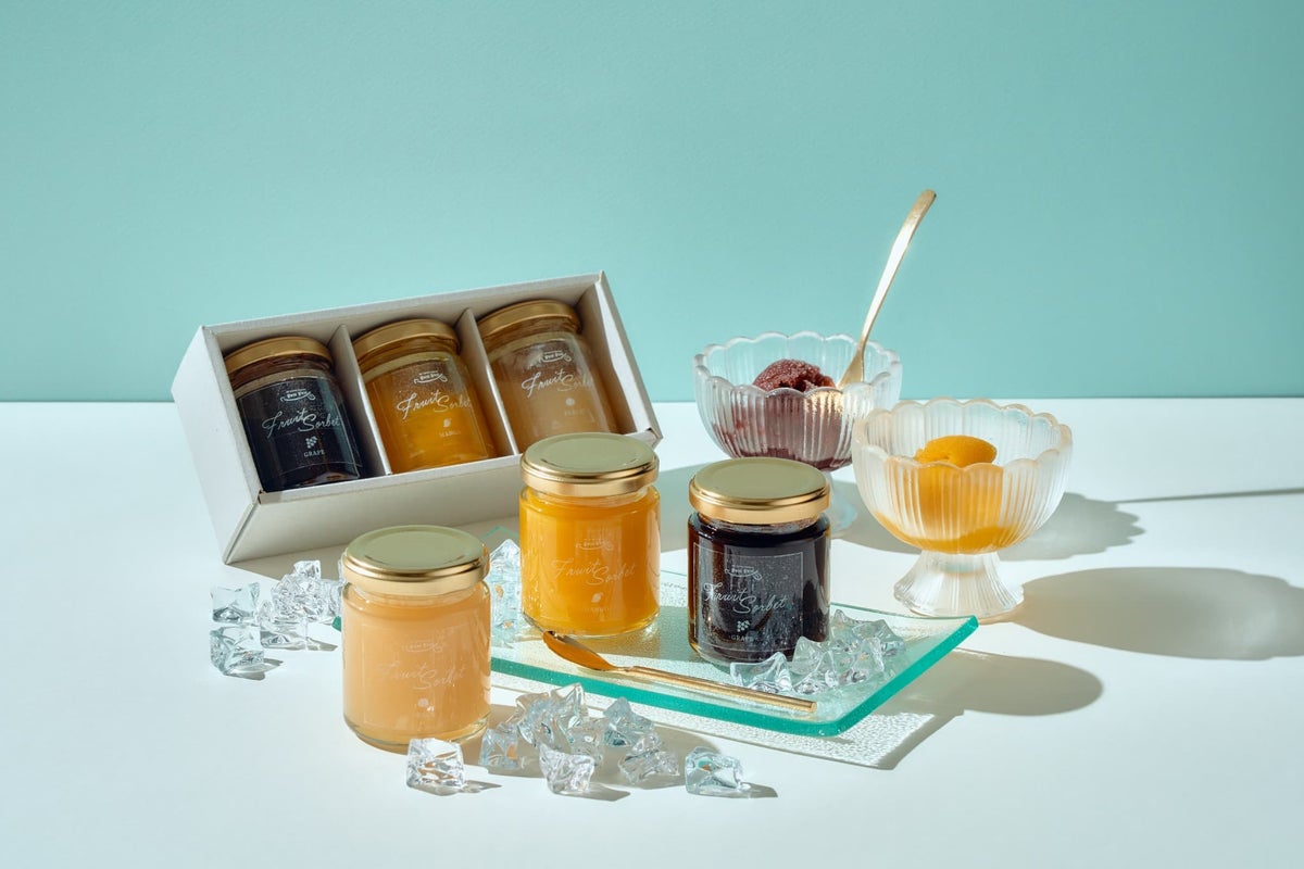 Frozen fruit sorbet and drip bag set, usually ¥4,870, now ¥2,980 (tax included)