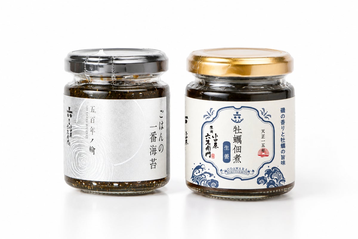 Oyster tsukudani with ginger & rice nori set — ¥1,728 (tax included)