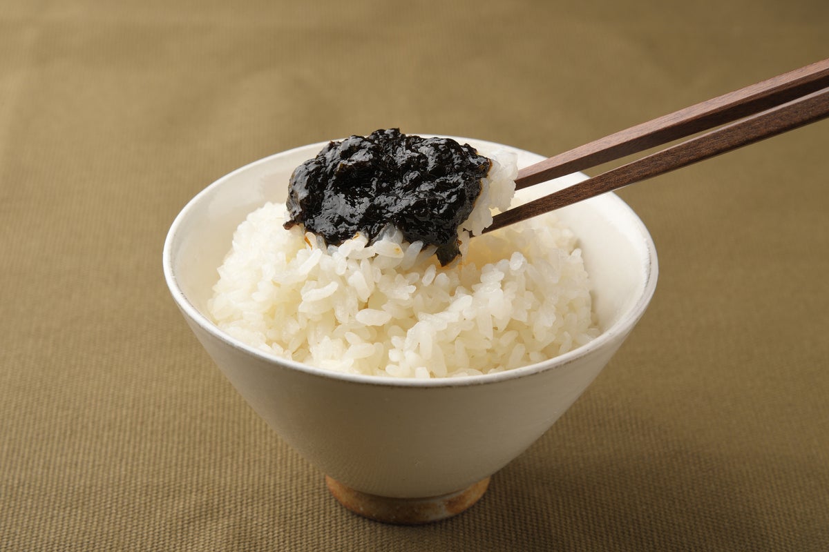 Image of rice nori presentation