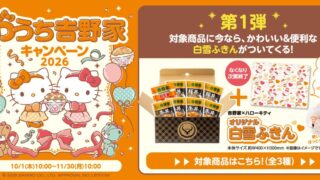 Yoshinoya x Hello Kitty Sets Launch Online in Japan, Oct 1–Nov 30 October 1