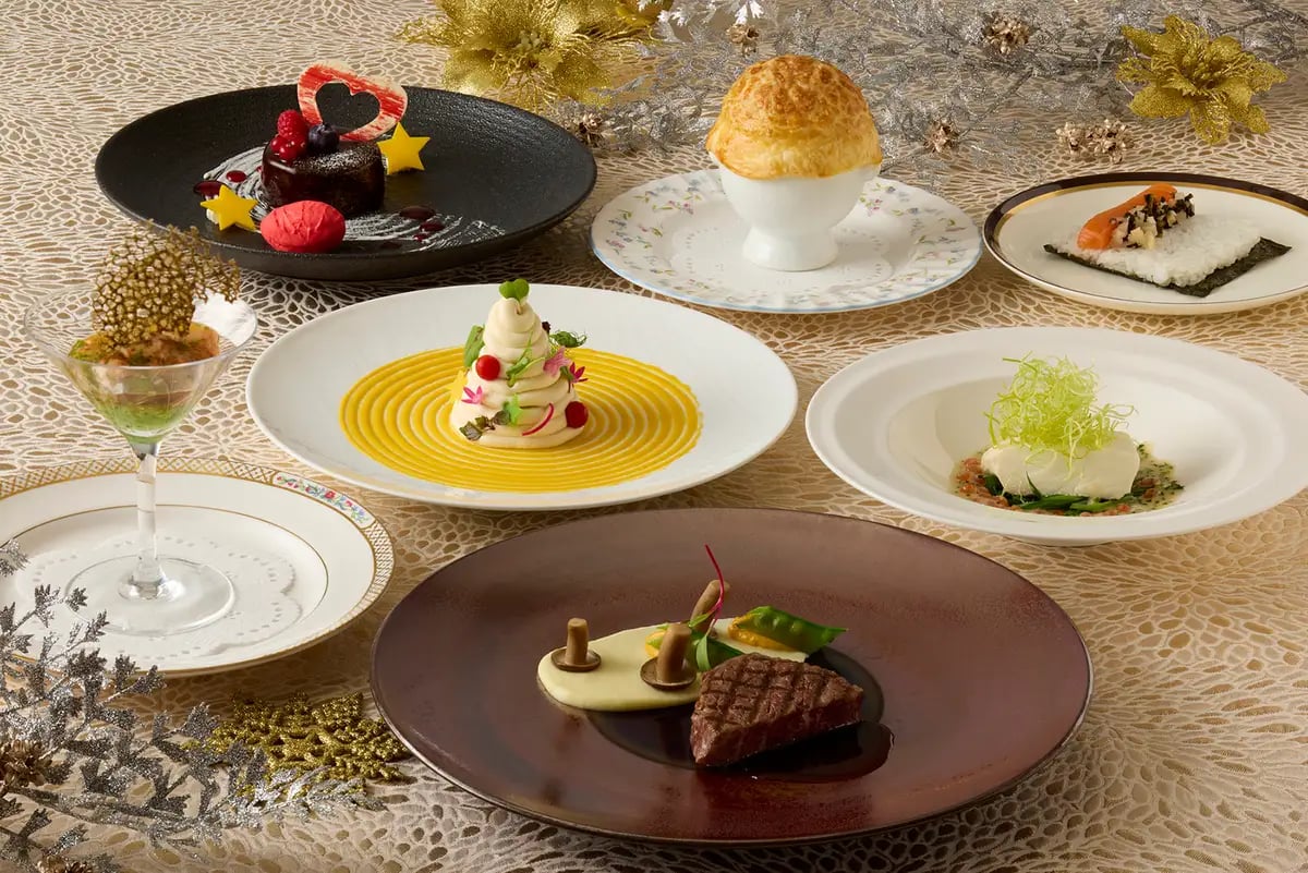 Kaiseki French Cuisine Gourmet Tachibana's Christmas Dinner — ¥25,300 (tax included)