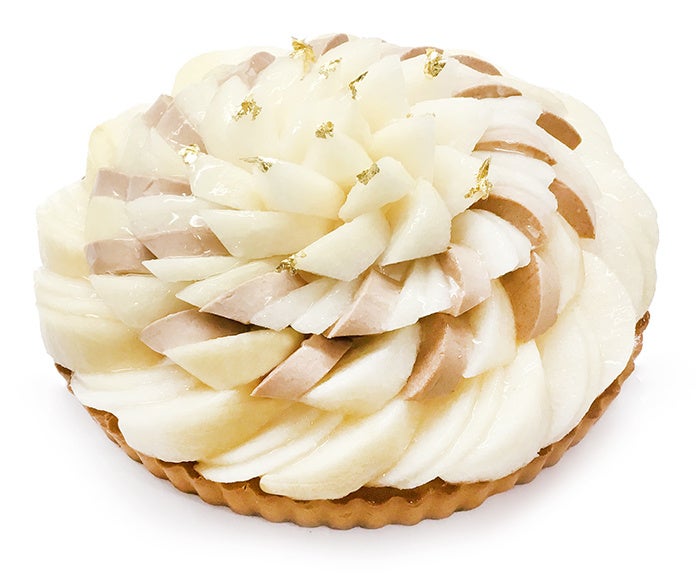 [Ikebukuro Tobu Store] Chiba Prefecture Funabashi City Daikin-en-grown Pear 'Amata' and Cinnamon Mousse Baked Cheesecake — ¥1,200 (tax included)