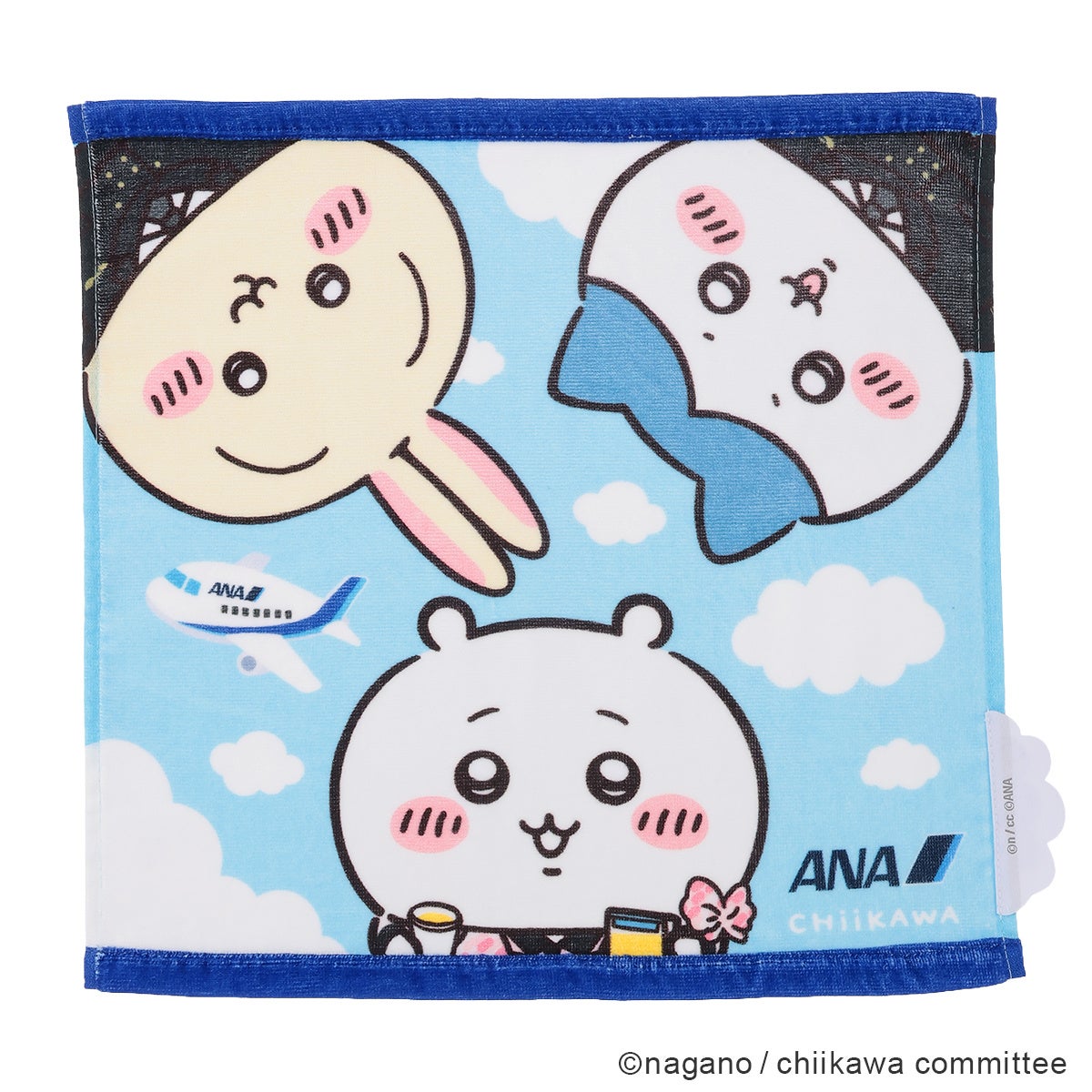 <ChiiKawa×ANA>Towel Handkerchief (product image)