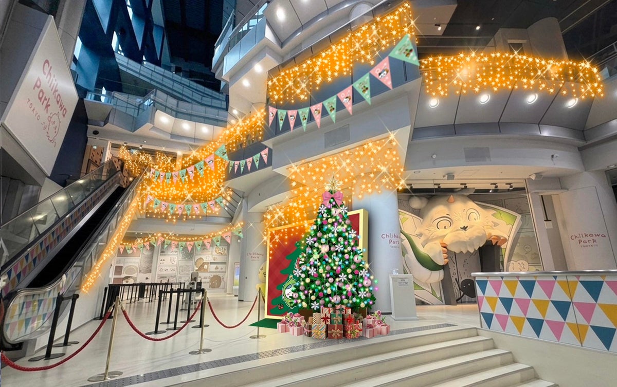 Chiikawa Park Adds Christmas Decor and Special Greetings in Tokyo From Nov. 20 December 1
