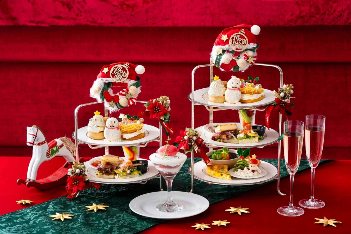 Limited-Quantity Colombin Christmas Afternoon Tea in Harajuku, Tokyo From Nov 1