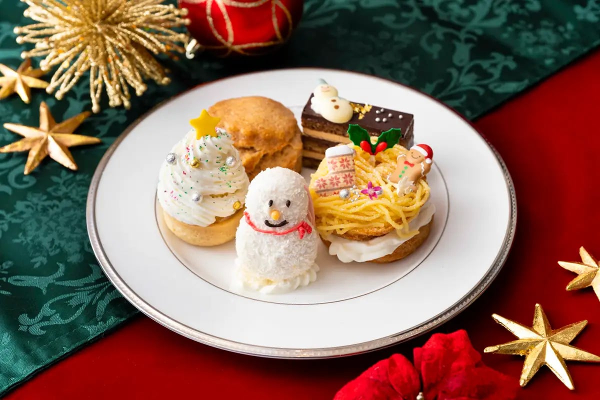 Limited-Quantity Colombin Christmas Afternoon Tea in Harajuku, Tokyo From Nov 1