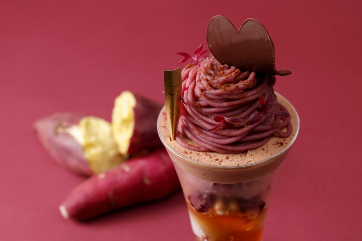 ¥2,460 Purple Sweet Potato Parfait at DE LIMMO, Tokyo From September 1