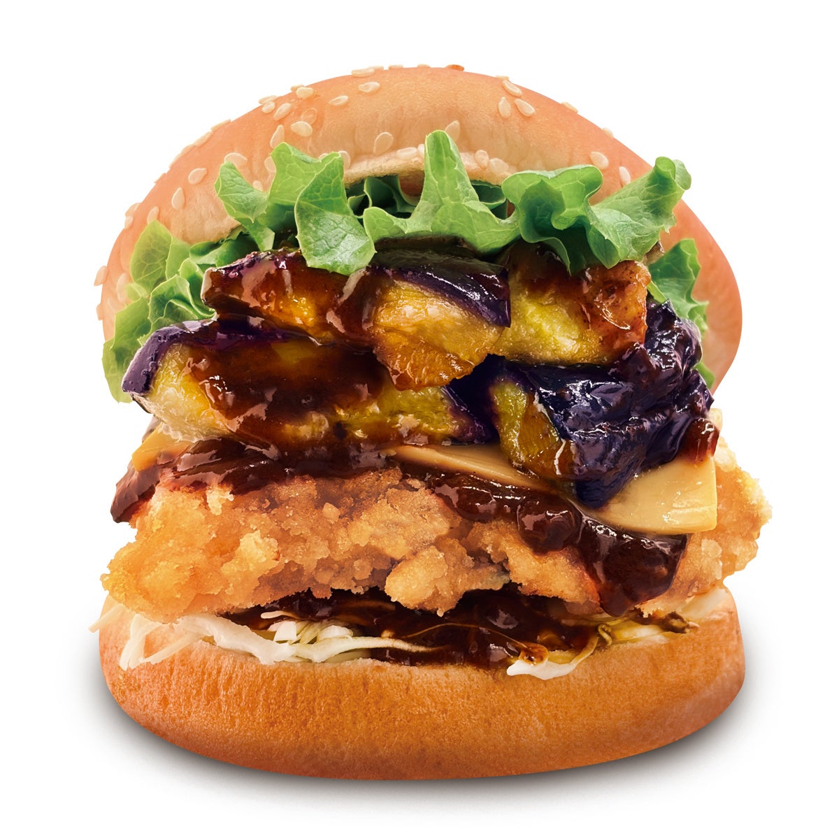 Dom Dom Launches Mapo Eggplant Cheese Chicken Burger in Japan From October 22