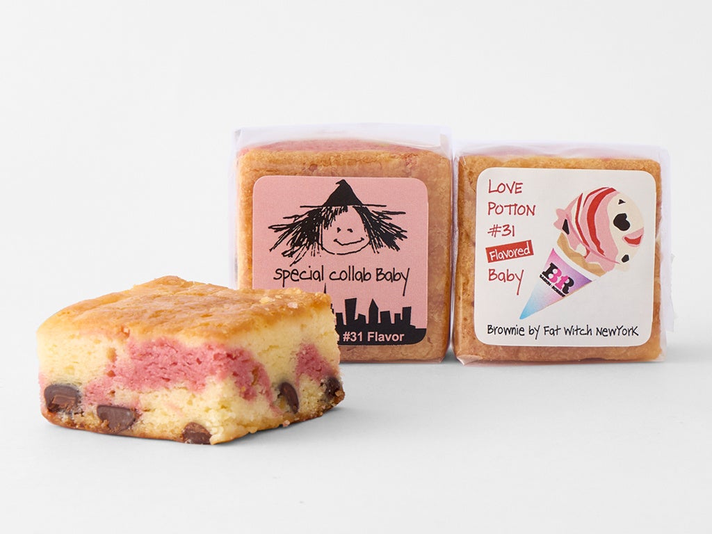 Love Potion Thirty-One flavor, which was ranked number one for three consecutive years in the Thirty-One Flavor General Election, is inspired by the popular flavor 'Love Potion Thirty-One.' Its exquisite taste combines the sweet and tart flavor of raspberry with the gentle sweetness of white chocolate. The brownie is priced at ¥2,592 (tax included).