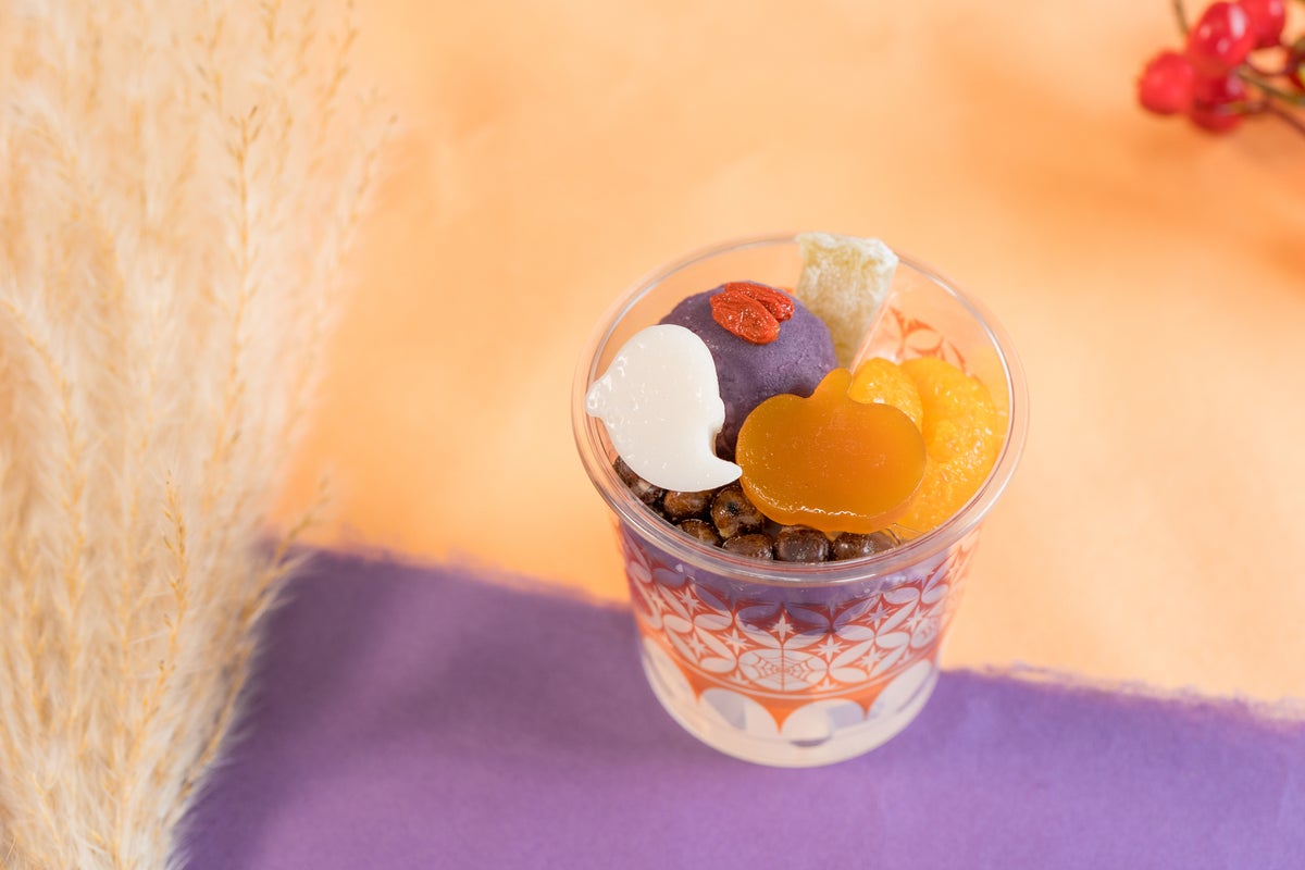¥680 Halloween Anmitsu by Funabashiya in Tokyo — October 26–31 October 26