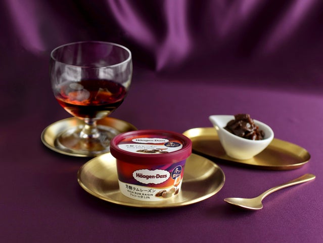 Haagen-Dazs Launches Winter Rich Rum Raisin Mini Cup in Japan From October 6