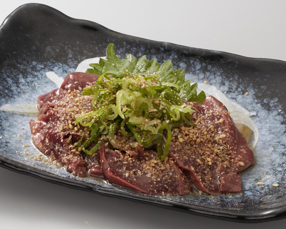 Rich sesame! Chicken liver