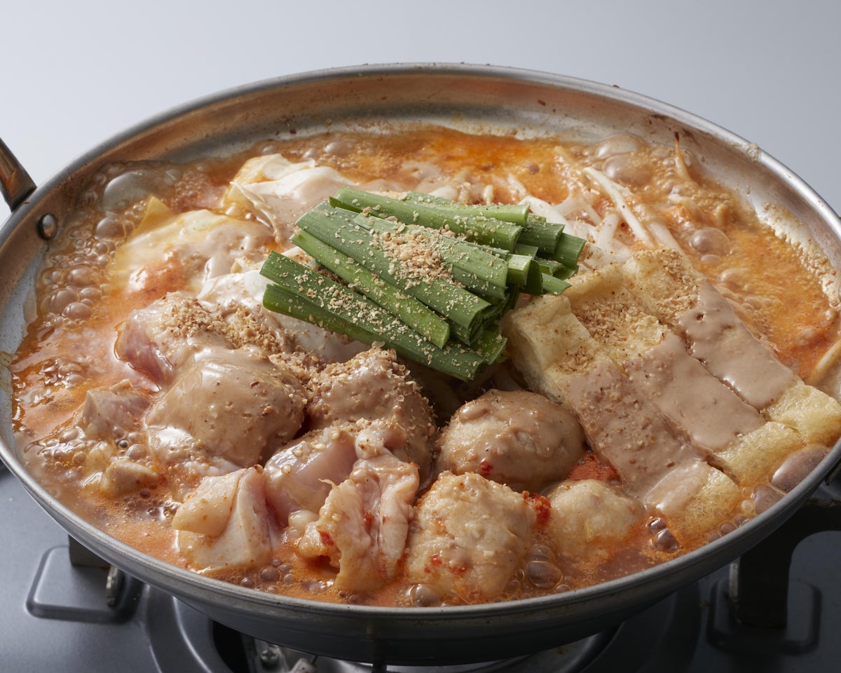 Roasted sesame seed hot pot