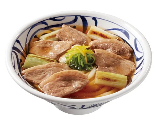 Kamo negi udon — Small ¥890, Medium ¥1,080, Large ¥1,300 (tax included)