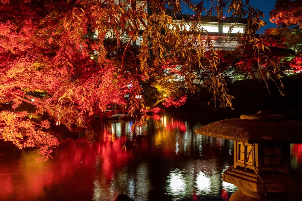 Free Light-Up: Happo-en’s TOKYO RED GARDEN 2026 in Tokyo, Nov 27–Dec 6 November 27