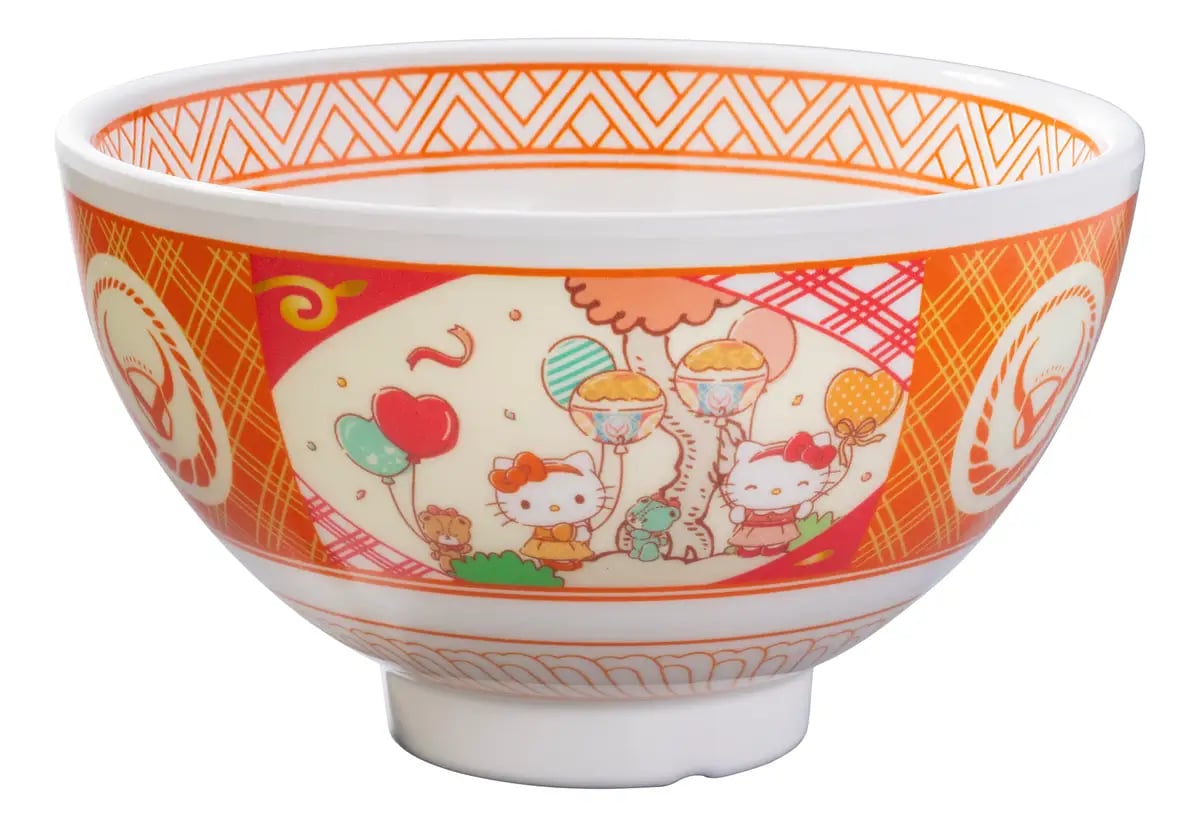 Hello Kitty x Yoshinoya Bowl Set — ¥4,180 in Japan From October 20