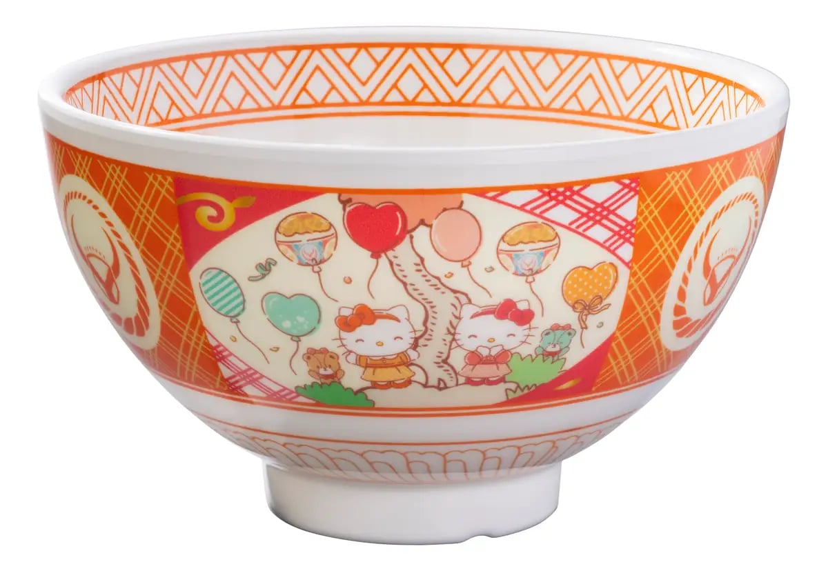 Hello Kitty x Yoshinoya Bowl Set — ¥4,180 in Japan From October 20