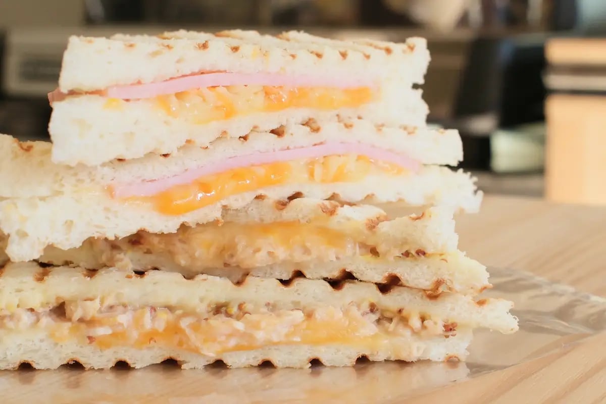Hot sandwich.