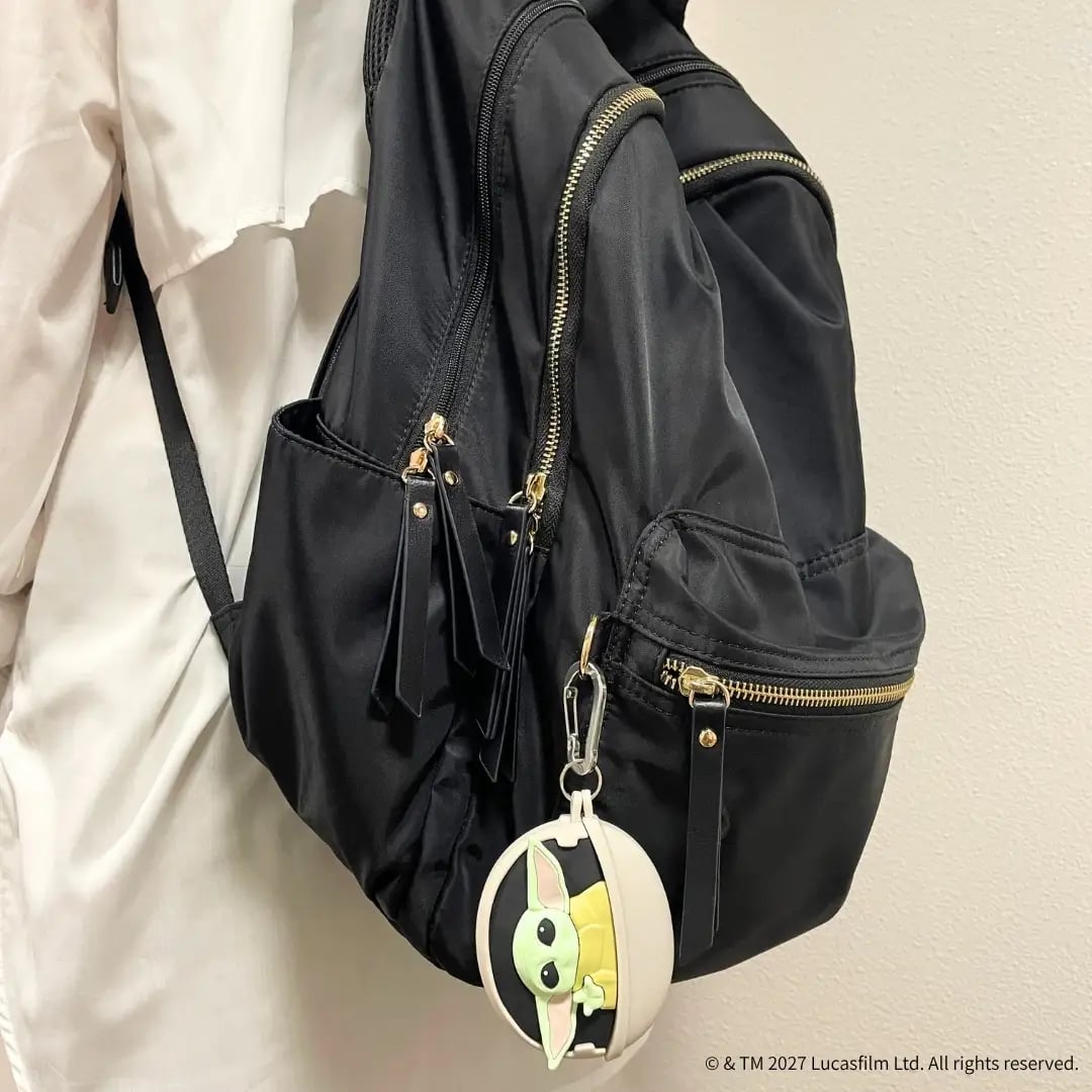 *Image of wearing the charm case*