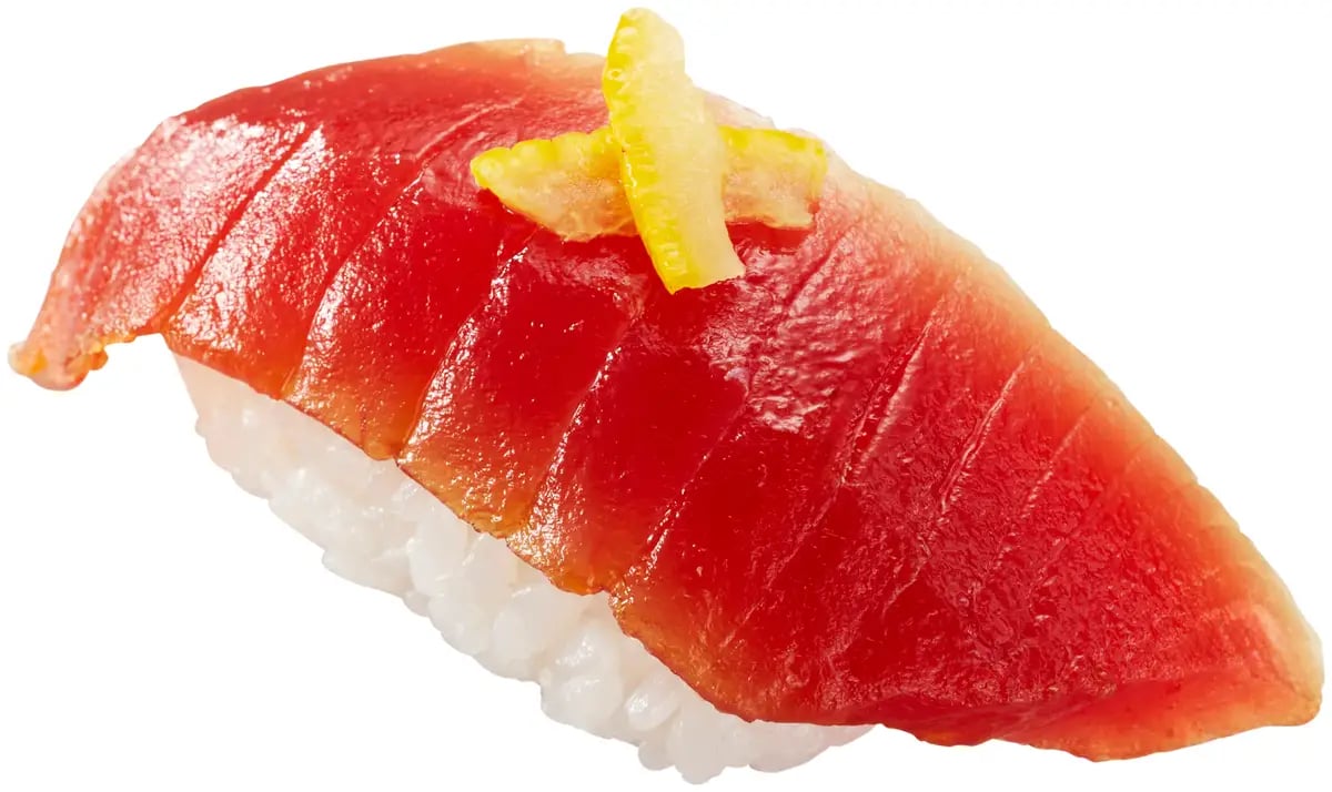 Enjoy the rich flavor of premium red meat - Minami tuna, ¥160 per piece (tax included ¥176)
