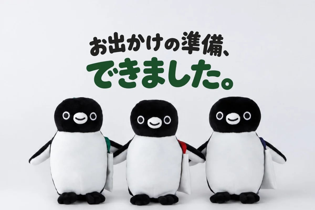 ©Chiharu Sakazaki/JR East/DENTSU Suica is a registered trademark of JR East. The Suica penguin is a character of Suica.