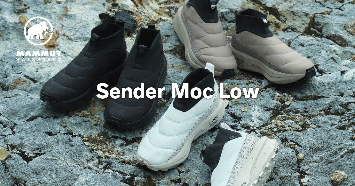 MAMMUT Launches Sender Moc Low Winter Shoes in Japan From October 8
