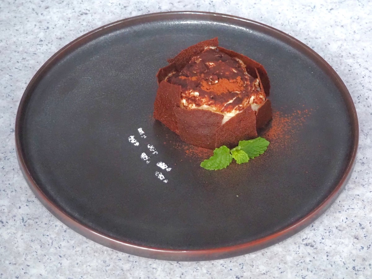 Tiramisu Yule Log Style