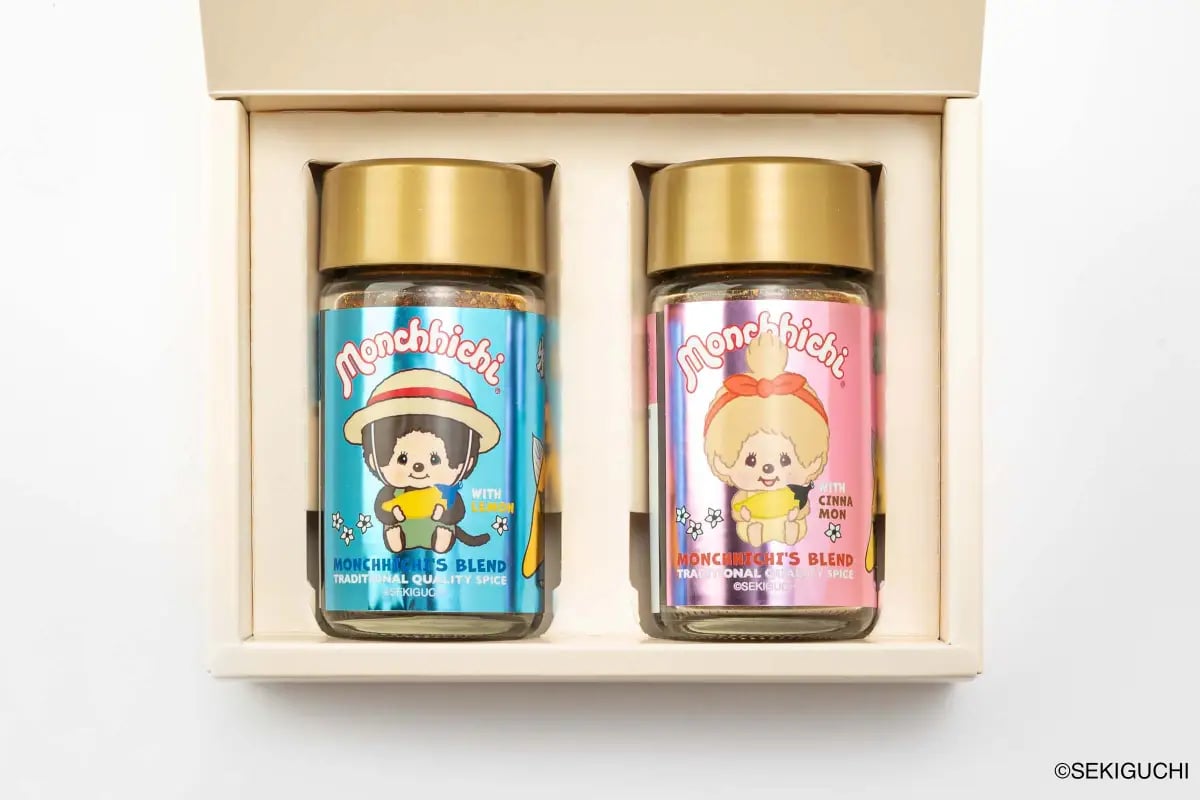 Monchhichi x Yawataya Isogoro Shichimi Set in Nagano — ¥2,970 From October 21