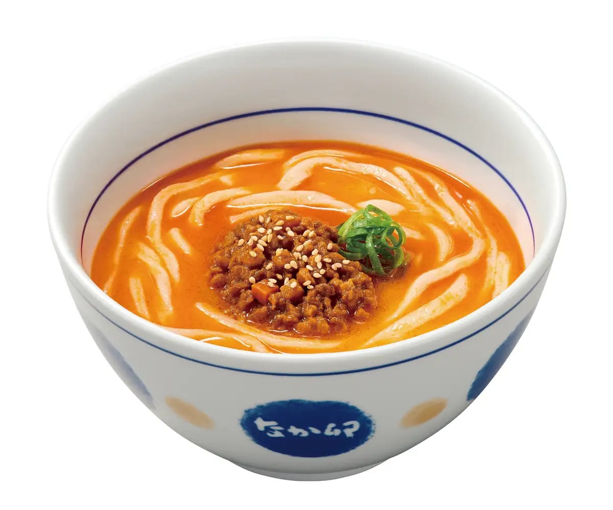 Tantan Udon (small) ¥420 (tax included), (regular) ¥580 (tax included), (large) ¥680 (tax included)