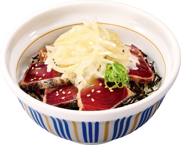 ¥990 Yuzu Onion Warayaki Katsuo Don at Nakau, Tokyo — From October 14