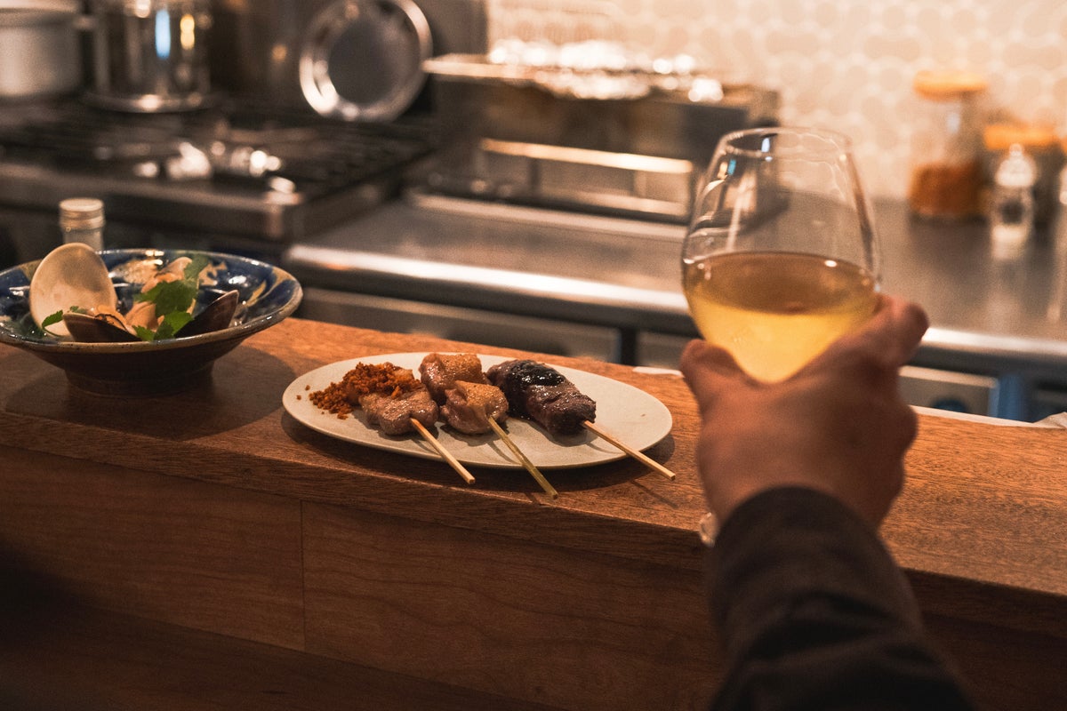 Enjoy a single dish and a drink at the counter. Perfect for a solo visit or a casual drop-in.