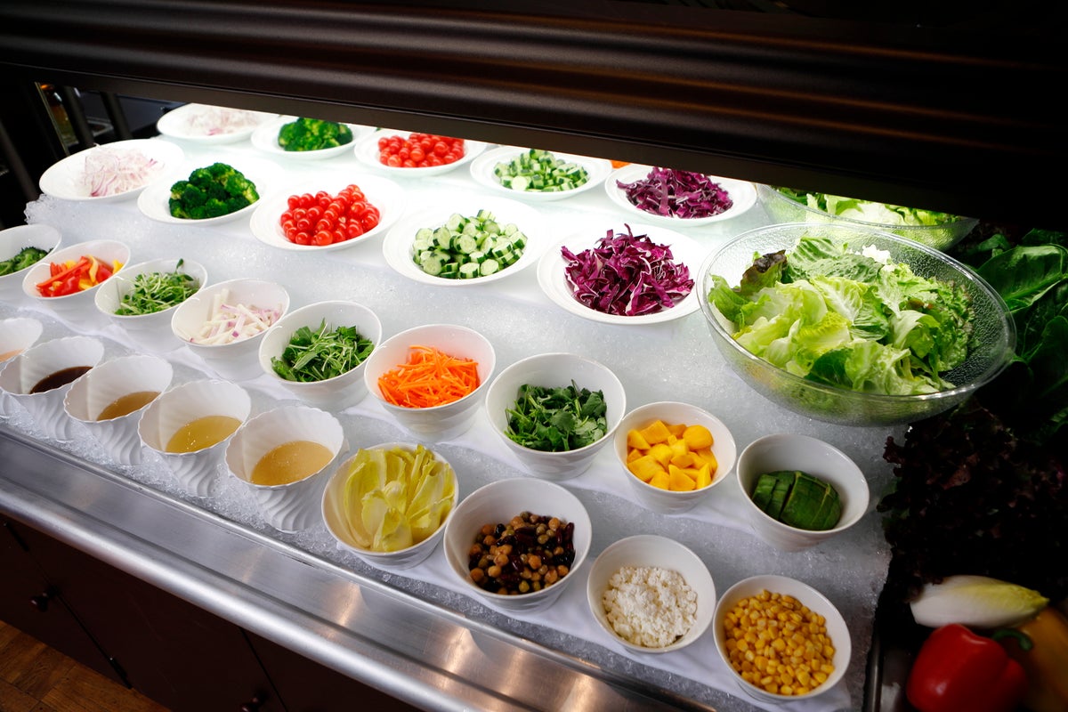Healthy Vegetable Salad Bar