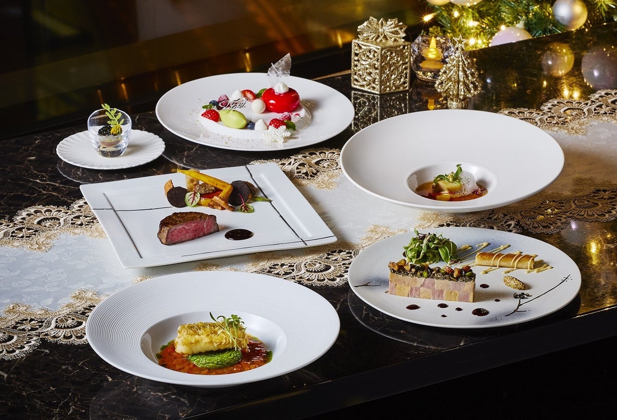 Enjoy a Christmas dinner on the top floor of the hotel.