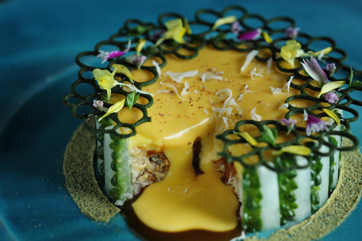 Signature dish Goya Champuru.