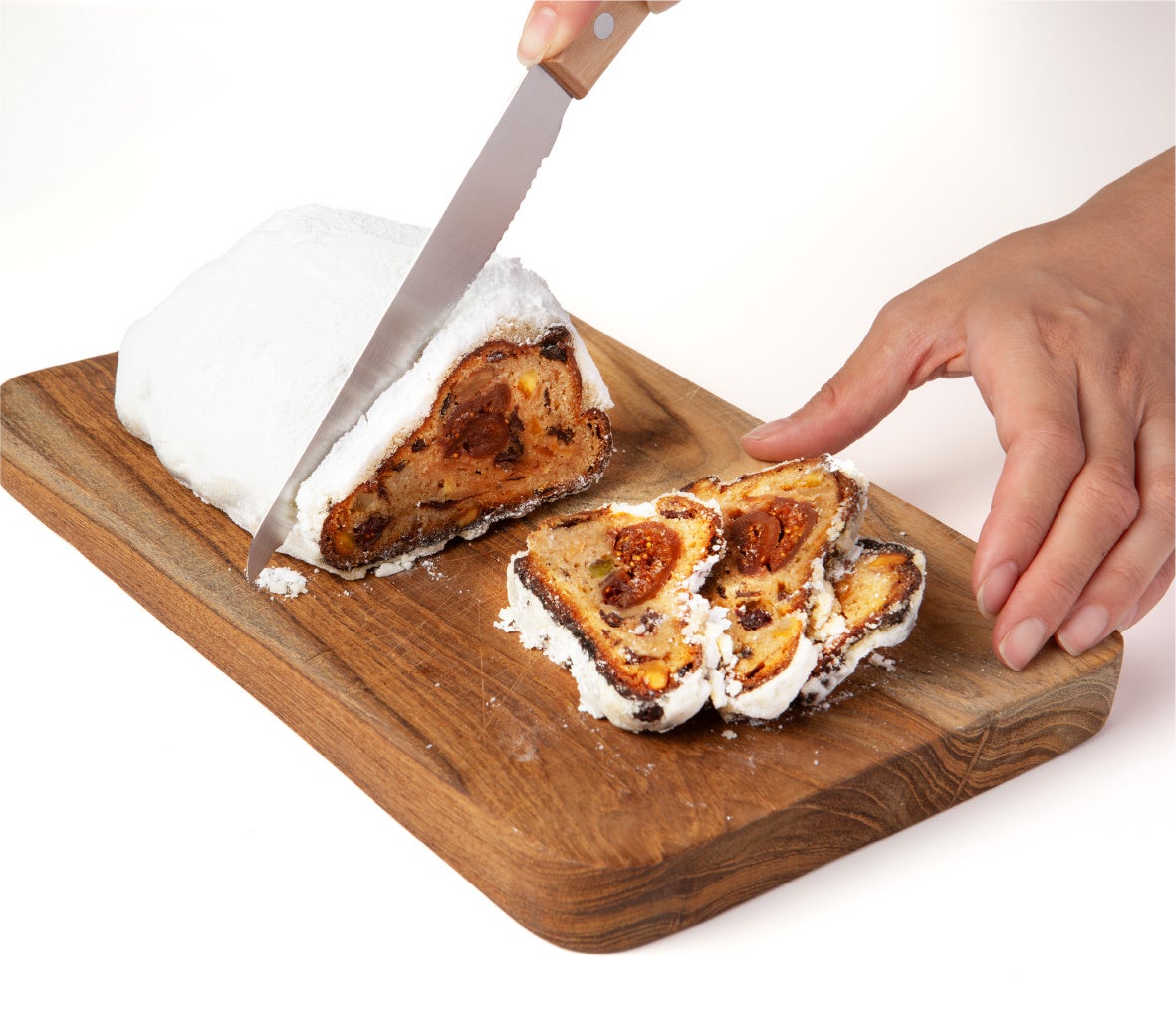 Sliced Stollen image