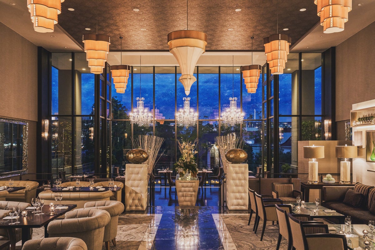 Interior view of the restaurant, showcasing a cozy dining atmosphere.