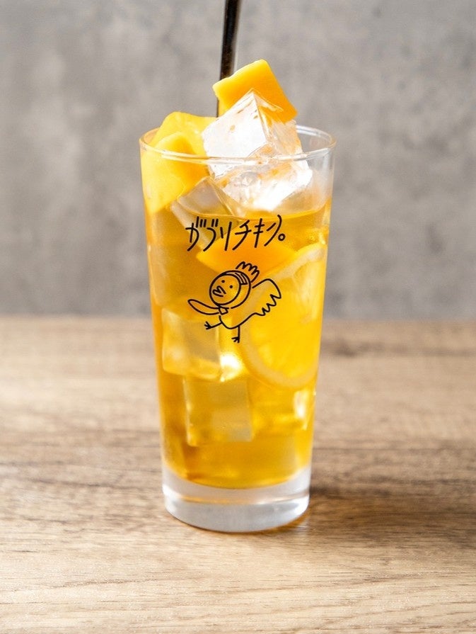 Non-alcoholic 'Zutto Mango Lemon Jasmine Tea' also available for sale at the same time.