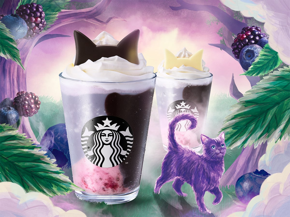¥717 Starbucks Halloween Blackberry Yogurt Frappuccino Arrives Across Japan From Oct 9