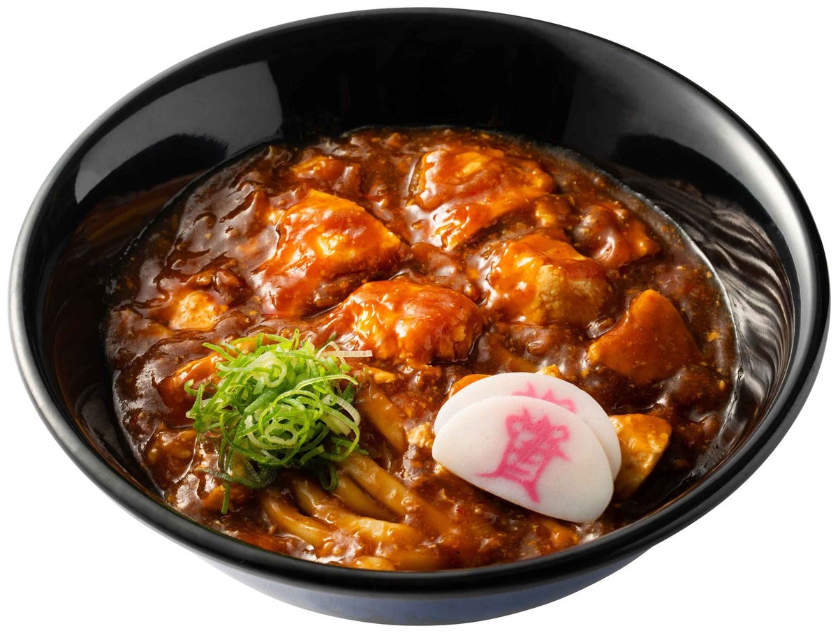 Single item: Mapo Bukkake Udon — ¥769 (tax included)