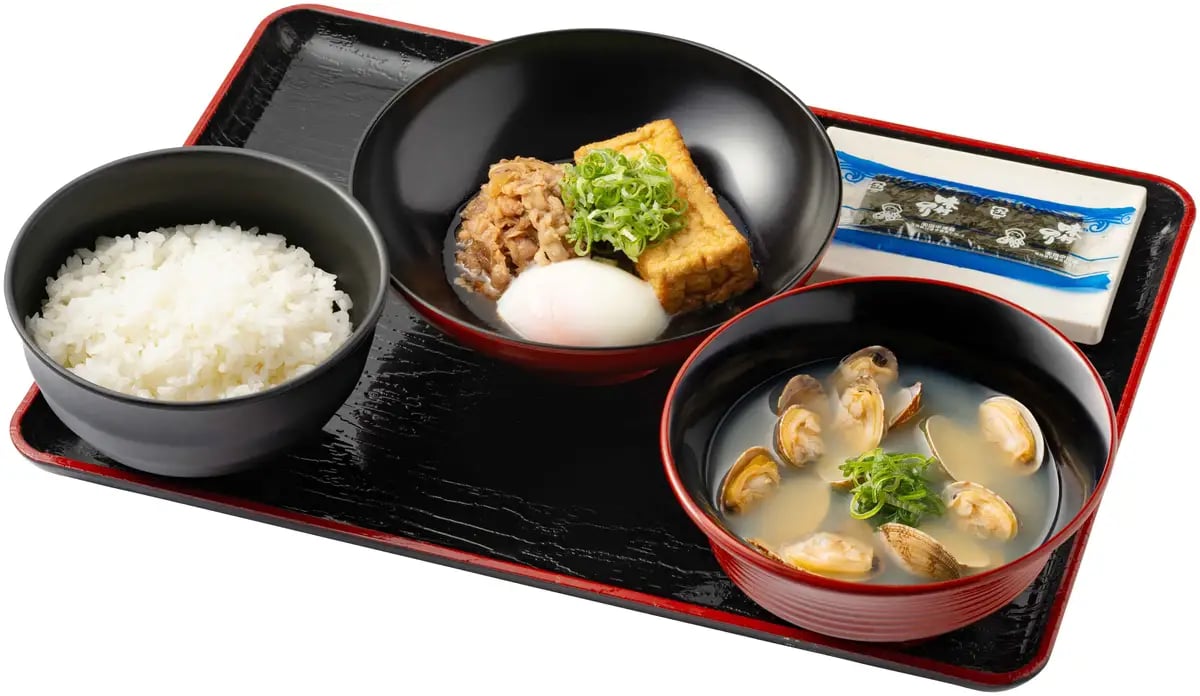 New Meat Tofu Set Meal — ¥747 (tax included).
