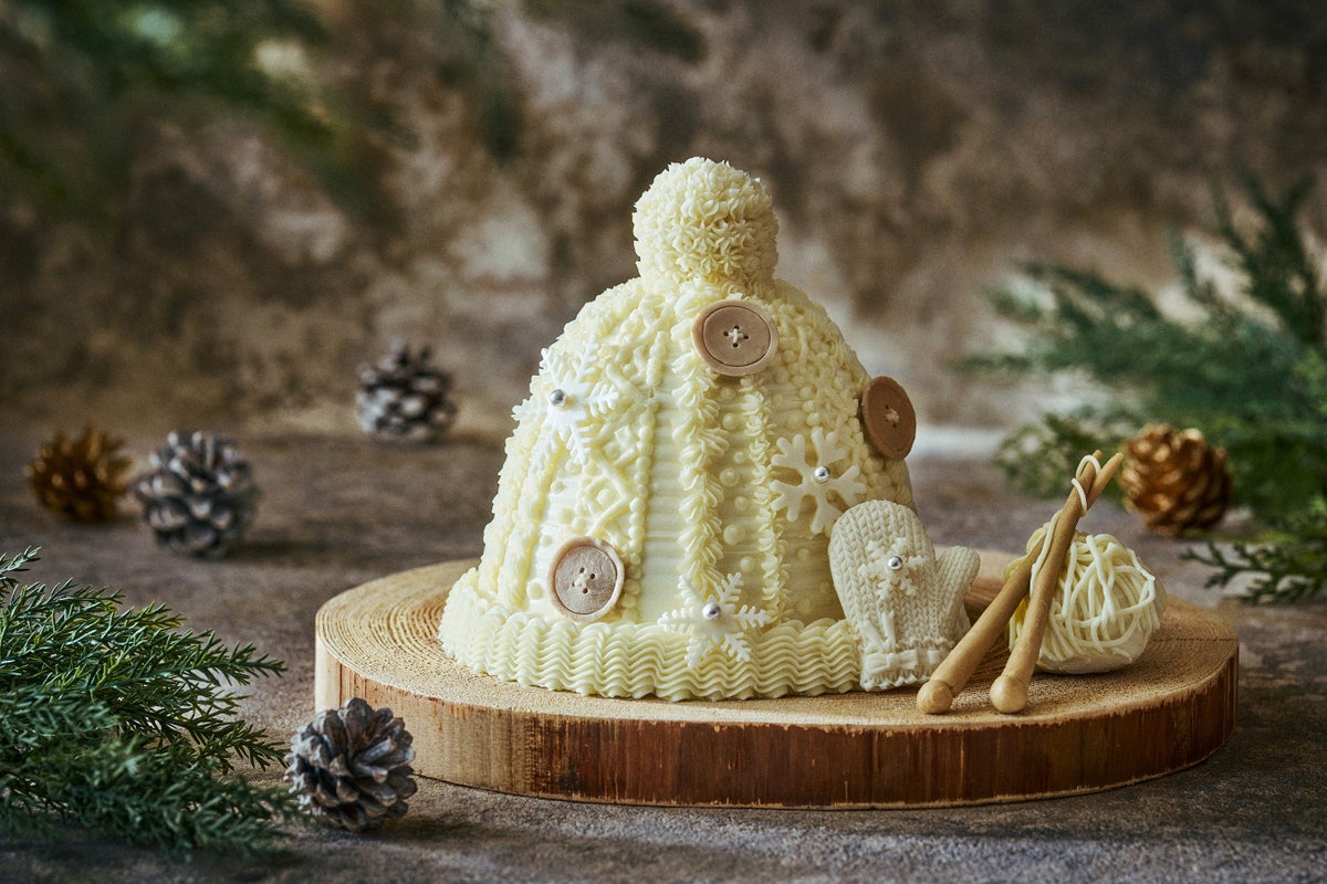Christmas Knit Cake Image — ¥35,000 (tax included)